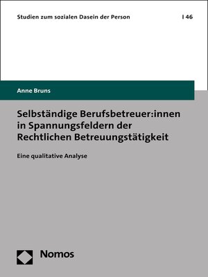 cover image of Selbständige Berufsbetreuer